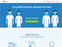 Tablet Screenshot of coliquio.de